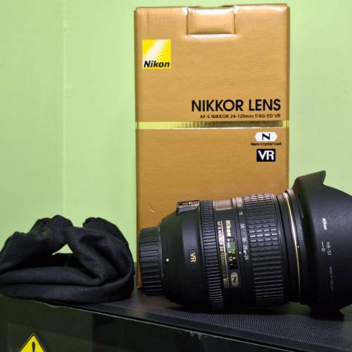極少用 齊盒齊單 Nikon AF-S 24-120mm F/4G ED VR 鏡頭