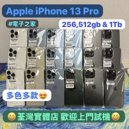 電子之家，iPhone手機專家/Apple iPhone 系列/香港行貨/Apple iPhone 13 Pro/256gb...