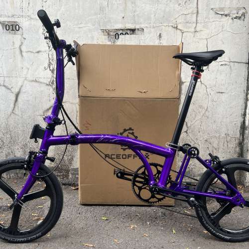 多種新顏色選擇 2025 ACEOFFIX 升級PRO版 5速 16吋349 鋁合金國布 鋁布 折叠車 送叮...