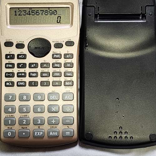 ELECTRONIC 程式計算機，剛換全新電池合中學生數學堂用！