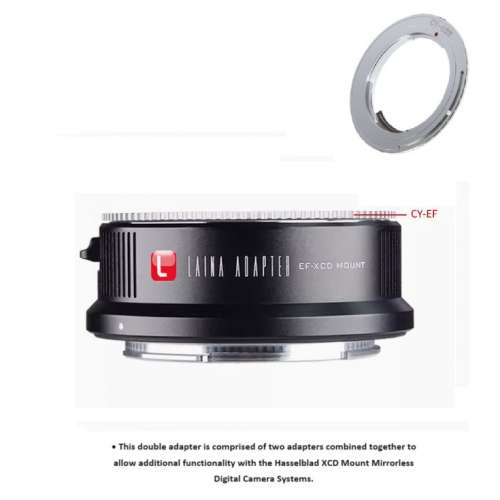 LAINA Double Adapter Contax / Yashica (CY) And CANON EOS To Hasselblad XCD 組...