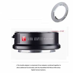 LAINA Double Adapter Contax / Yashica (CY) And CANON EOS To Hasselblad XCD 組...