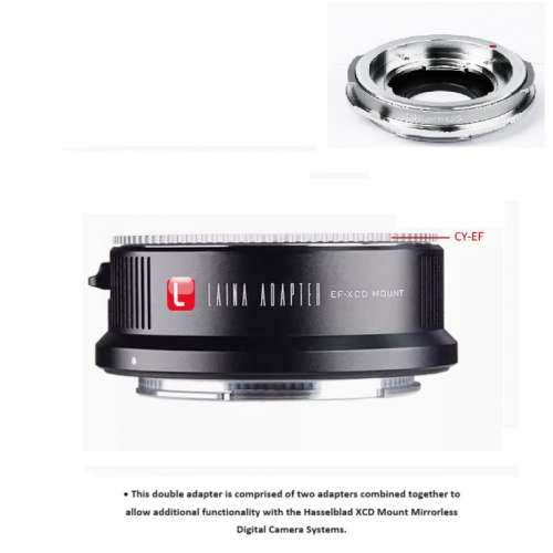 LAINA Double Adapter DKL And CANON EOS To Hasselblad XCD 組合接環