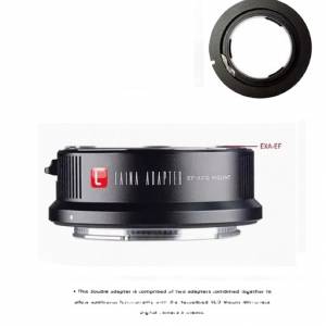 LAINA Double Adapter Exakta, Auto Topcon  And CANON EOS To Hasselblad XCD 組合...