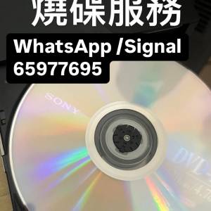 DVD CD 燒碟服務 光盤刻錄服務 Disc
Burning DVD burning（附獨立紙袋）（交通意外...