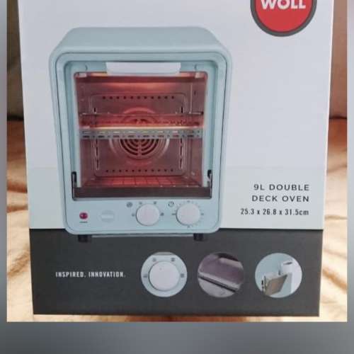 德國品牌 WOLL Green Color 9L Double Deck Oven 綠色版本 9公升雙層式焗爐