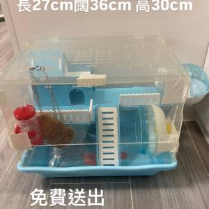 倉鼠免費膠箱，玻璃箱$20