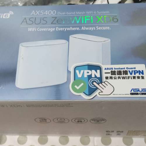ASUS ZenWiFi XD6 AX5400 Dual-band Mesh Router (兩件裝)