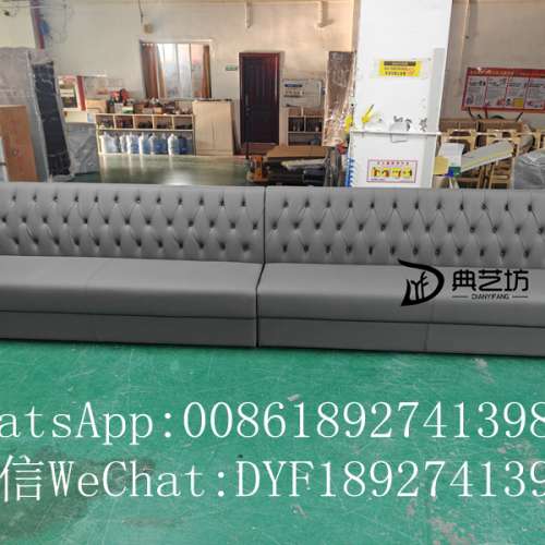 深圳傢私工廠，各類餐廳傢私定制，弧形卡座，抽屜儲物卡位梳化訂造，半圓形卡位梳化...