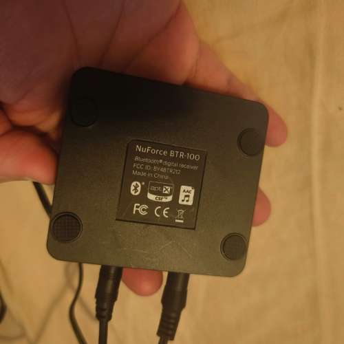 Nuforce BTR-100高保真藍牙數碼接收器 支援光纖數碼輸出 或 RCA