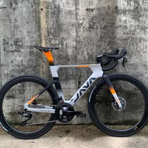 2025 JAVA SUPREMA 24速 油剎桶軸碳刀碳纖維公路車 送水架前後哇燈
