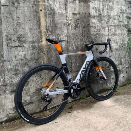 2025 JAVA SUPREMA 24速 油剎桶軸碳刀碳纖維公路車 送水架前後哇燈