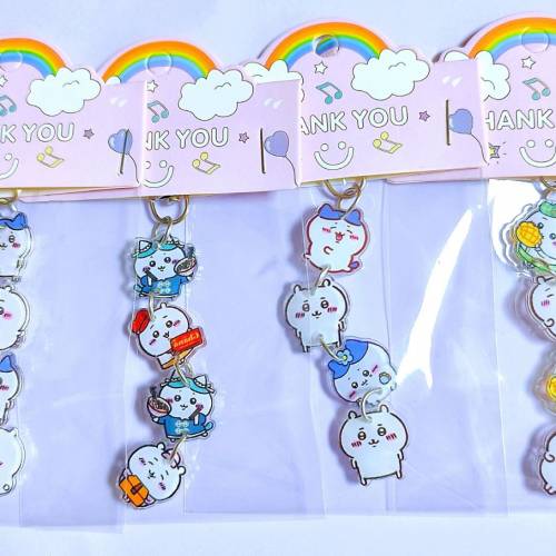 卡通手工鑰匙扣串串