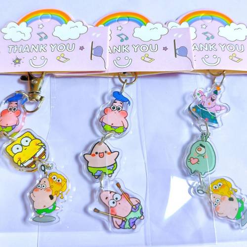 卡通手工鑰匙扣串串