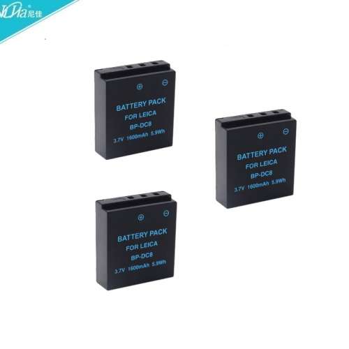 NIJIA Lithium-Ion Battery Pack For LEICA BP-DC8 / BP-DC8E 代用鋰電池