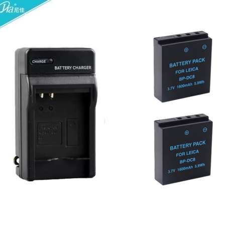 Lithium-Ion Battery Pack With AC Charger For LEICA BP-DC8 / BP-DC8E 代用鋰電池...