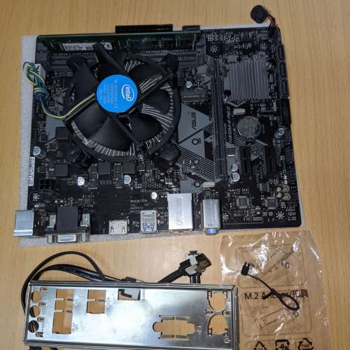 新淨 Intel i3-8100 + Asus H310M-E R2.0 +  8GB DDR4 Ram 已啟用Windows 11 (100%...