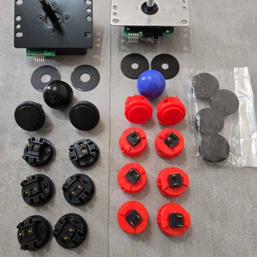 SANWA & HORI arcade fighting sticks, buttons & covers