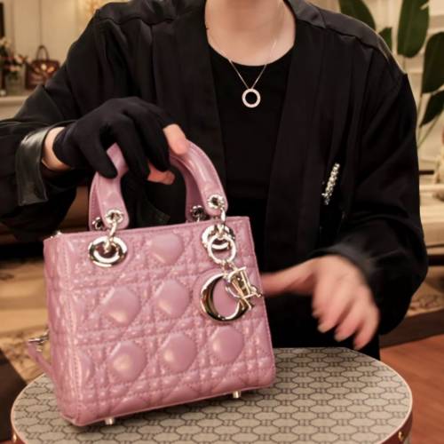 Dior黛妃精致迷你真皮包包（正品）