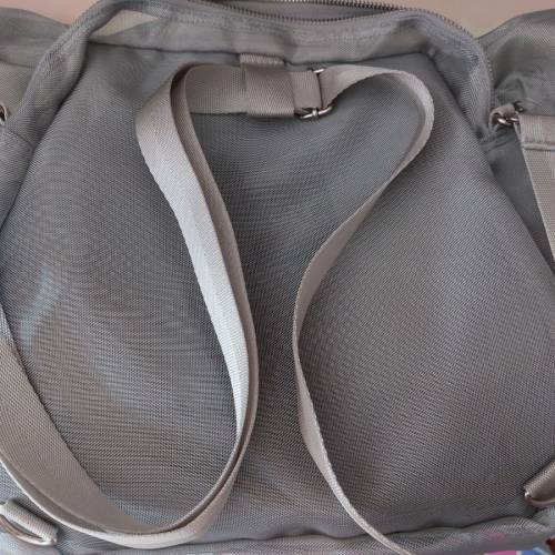 OriBagu 淺灰貓型袋  多用途包包  (斜孭/單肩/背包) 全新