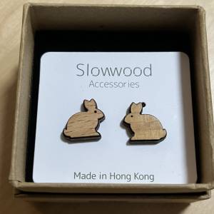 木製耳環（耳針款）