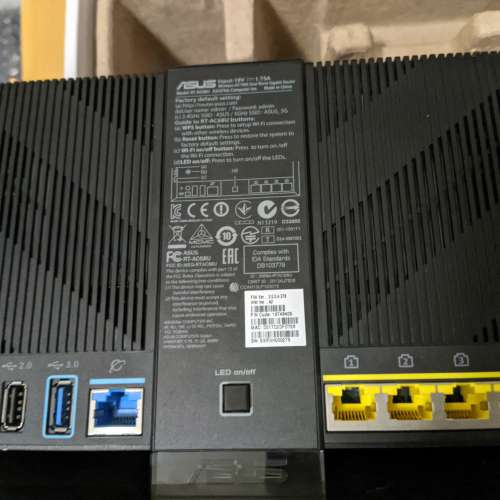 ASUS RT-AC68U AC1900 雙頻電競無線路由器-香港行貨有盒齊配件(100% WORK)