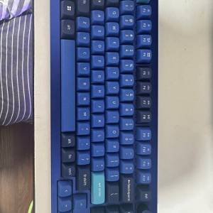 Keychron q1 紅軸 navy blue 藍色 客制化機械鍵盤 custom keyboard