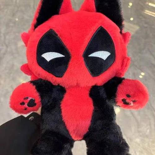 30cm 死侍貓毛公仔