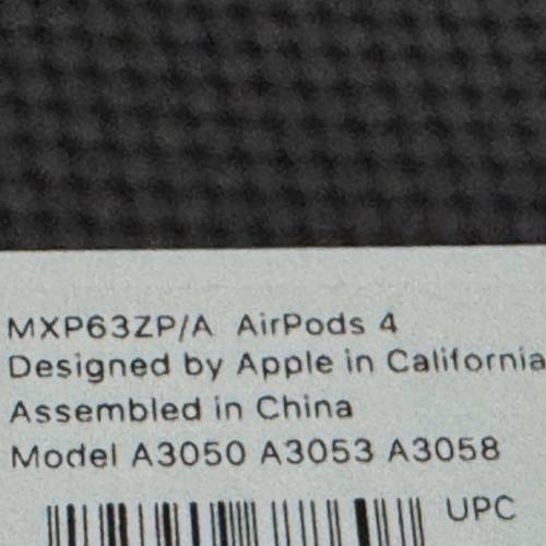 (行貨長保）Apple AirPods 4 普通版本(有買care)