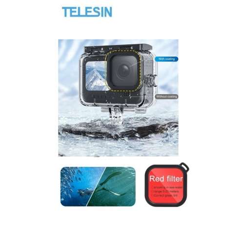 TELESIN Professional 45M Waterproof Housing Case  For GoPro Hero 13