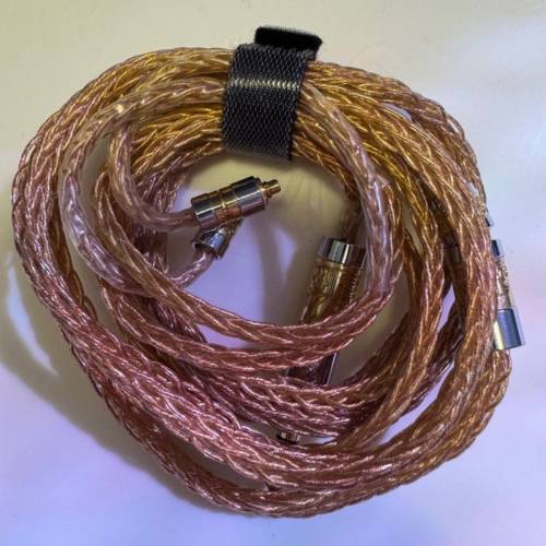 清位 純銀鍍金線16股 4.4 mmcx