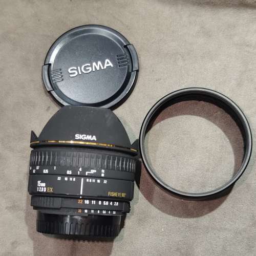 sigma 15/2.8 fisheye D EX For Nikon F 15mm 適馬 15
