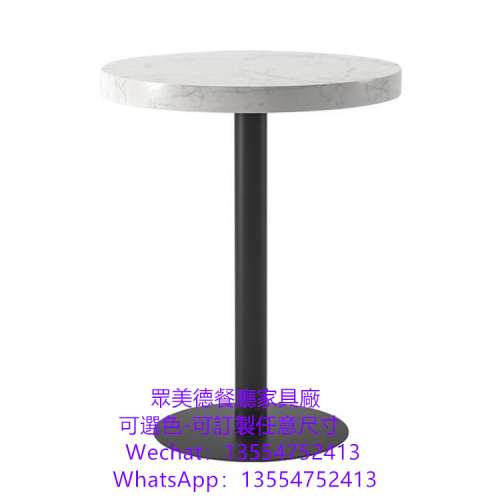 茶餐廳餐枱，細台，大理石餐桌，不鏽鋼餐桌椅，香港傢私訂造