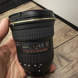 Tokina AT-X PRO DX 12-24mm F4 II DX for Nikon (連Protector)