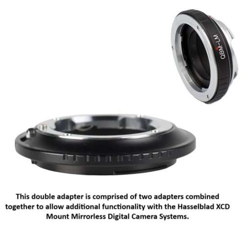 Lens Mount Double Adapter, QBM And Leica M To Hasselblad XCD 組合接環 - Ver 2