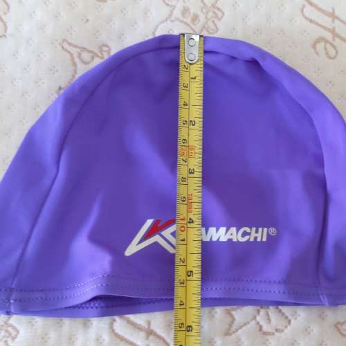 全新紫色Kamachi泳帽 游水泳帽 有彈性尼龍泳帽 Swimming Cap