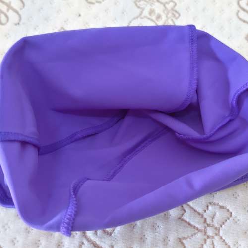 全新紫色Kamachi泳帽 游水泳帽 有彈性尼龍泳帽 Swimming Cap
