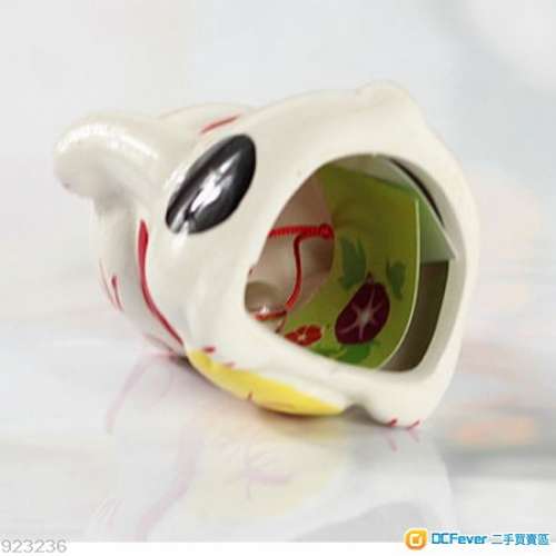 全新日式風格zakka彩繪招財貓陶瓷風鈴 創意陶瓷風鈴 風鈴掛飾 車飾掛件 風鈴 大開運...