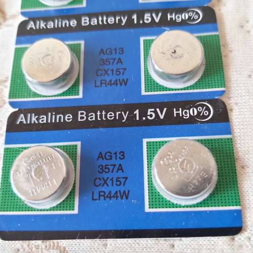 全新TIANQIU Alkaline Battery 1.5V AG13 357A CX157 LR44W 鈕扣電池 Button Battery