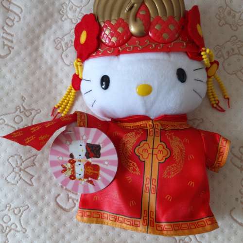 二手麥當勞1999 Mcdonald Hello Kitty公仔 Hello Kitty Chinese Wedding Toy