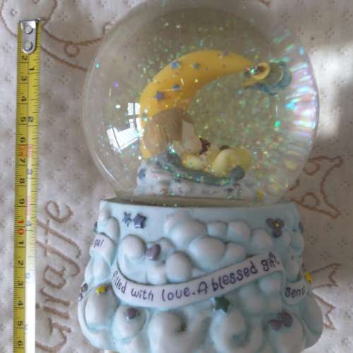 二手音樂水晶球 音樂水晶玻璃球 水晶球音樂盒 水晶球 家居裝飾 家居擺設