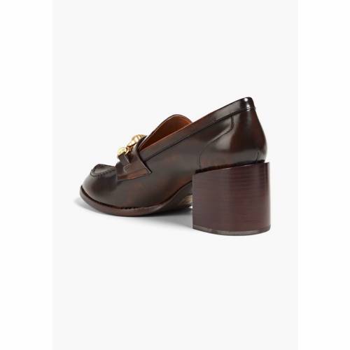 急放！全新TORY BURCH Jessa embellished burnished leather pumps US 9 HKD350