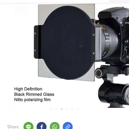 NiSi Square HD Polarizer Filter 150mm