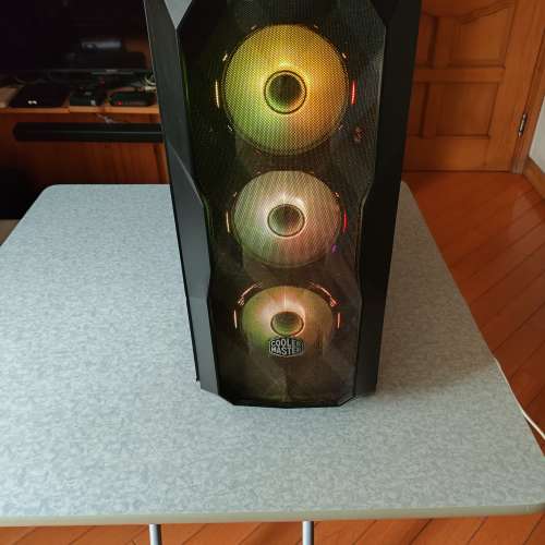 Cooler Master TD500 Mesh 玻璃側透 ATX 機箱 連3把 ARGB 風扇