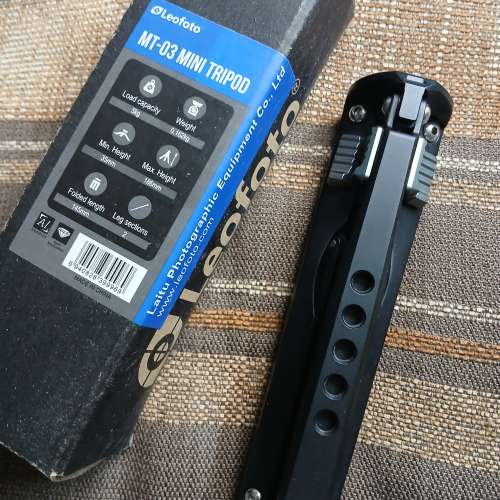 Leofoto MT-03 強化鋁合金迷你桌面三腳架