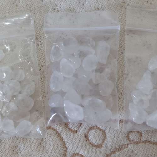 全新白水晶石 白水晶碎石 水晶消磁石 淨化