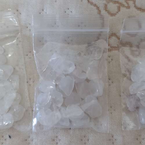 全新白水晶石 白水晶碎石 水晶消磁石 淨化