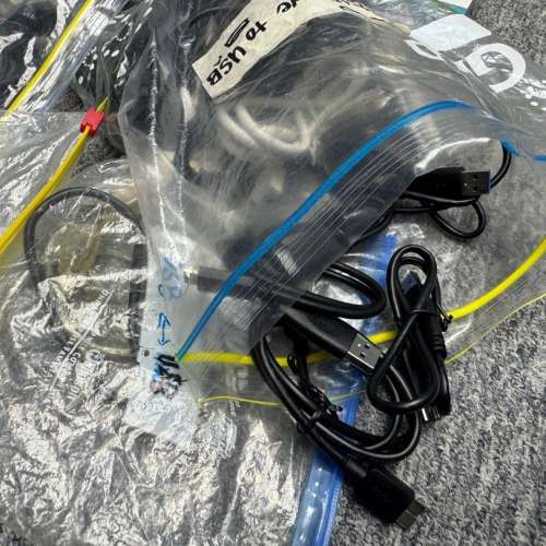 全新各種 你講得出都有 assorted USB 電腦打印機printer傳輸電線  1 2 3 mini micr...