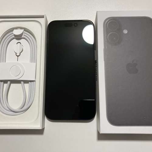 售 黑色 全新未激活 iPhone 16 512gb eSim+實體sim 無鎖 原裝無拆 what app 6497 6645