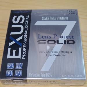 Marumi EXUS 素色 72 mm 鏡片保護濾鏡 防靜電硬塗層 72 日本製造 7 X 更強